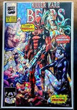 Killer Kare Bears New Mutants #98 1st Deadpool Homage Crystal Foil Variant #4/5 comic cover