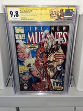 New Mutants #98 CGC SS Signature Sketch STAN LEE Double Cover 9.8 1st Deadpool comic cover