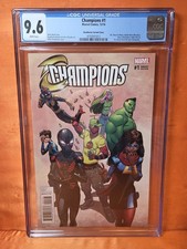 Champions #1 (2016 Marvel) 1:1000 Deadpool Party Variant Hawthorne comic cover