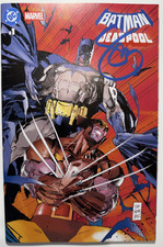 Batman Deadpool #1 - Clay Mann EXCLUSIVE VARIANT SIGNED by Scott Snyder w/COA comic cover