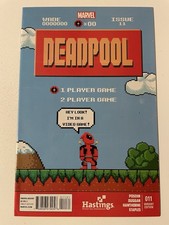 Deadpool 11 Hastings Exclusives 8-Bit Matthew Waite Variant Cover Comic Marvel comic cover