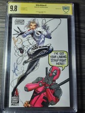 Deadpool Sketch + White Widow 2 Sketch Up 9.8. 1 Of A Kind comic cover