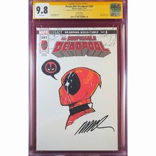 DESPICABLE DEADPOOL #287 SKETCH EDITION SS SKETCH BY HUMBERTO RAMOS comic cover