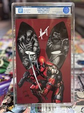 Legacy Vault Comics Deadpool Team Up 1 Marat Signed Virgin Variant COA Slab comic cover