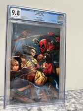 X-Men 26 Scott Williams Foil Variant Cover Wolverine Deadpool comic cover