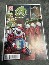 AVENGERS #24 (Marvel 2014) Hastings Exclusive Deadpool Variant- Low Grade comic cover