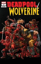 Deadpool/Wolverine #1 Exclusive Trade Variant Cover by Lee Bermejo comic cover