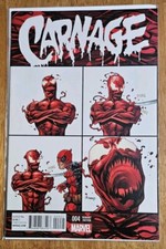 CARNAGE #4 TOM RANEY 1:10 Deadpool Variant Cover 2015 Great Shape comic cover