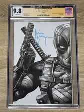 Marvel Deadpool Wolverine #9 Secret Drop Sketch Variant Signed Suayan comic cover