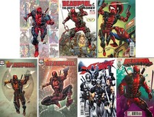 *LOT Liefeld Exclusive Deadpool, X-Force Variant Set, comic cover