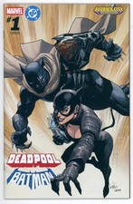 Deadpool Batman #1 Leinil Yu EXCLUSIVE Variant 2025 Catwoman Bedrock City 9.2 comic cover