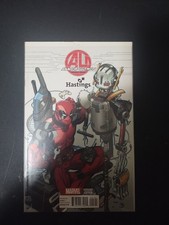 Age of Ultron #1 Hastings Deadpool Exclusive Variant by Ed Mcguinness (Marvel) comic cover