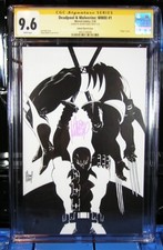 Deadpool & Wolverine: WWIII CGC SS 9.6 Kubert Sketch Cover Virgin comic cover