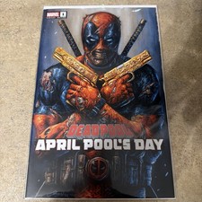 Deadpool April Pool's Day #1 Johnny Desjardins Trade Exclusive 3000 + comic cover
