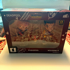MiniCo Variant Exclusive Deadpool & Wolverine Figurines - Headpool comic cover