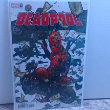Deadpool 5 Drew Zucker SDCC 2023 Exclusive Variant Cover Marvel Comics Very Good comic cover