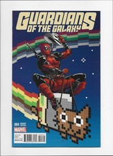 Guardians of the Galaxy #4 DEADPOOL VARIANT COVER NEAR FREE SHIP comic cover
