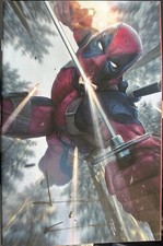 Wade Wilson: Deadpool #1 Tiago Da Silva Signed Virgin Exclusive W/COA 500 comic cover