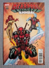 DEADPOOL ANNUAL 1 DAVID NAKAYAMA VARIANT SPIDER-MAN AMAZING FRIENDS HOMAGE comic cover