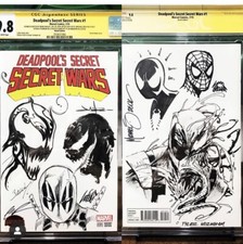 Deadpool’s Secret Secret Wars 1 Sketches By Liefield Bagley + 4 More comic cover