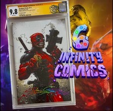 DEADPOOL NERDY 30 #1 SS SIGNED-SKETCH CRAIN 99 PROBLEMS VIRGIN comic cover