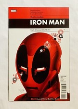 Invincible Iron Man #23 (2010) Marvel Comics - 1:15 Deadpool Zircher Variant comic cover
