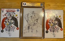 Deadpool/Batman 1 Peach Momoko SIGNED Sketch Variant, Trade & Virgin Set comic cover