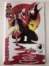 Deadpool #1 (2024) | Marvel | 1:25 Benjamin Su Variant | Signed & Remarked comic cover