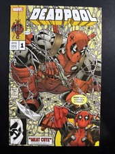 DEADPOOL #1 Todd Nauck Spiderman 1 Gold Homage Variant #/1200 Marvel *A14 comic cover