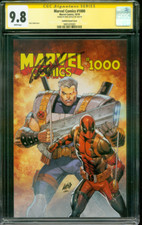Marvel Comics 1000 CGC SS 9.8 Liefeld Deadpool Cable Variant 10/19 comic cover