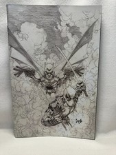 Marvel Deadpool Batman #1 1st Print 1:200 VIRGIN VAR CVR by (CA) Greg Capullo comic cover