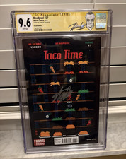 Marvel Comics DEADPOOL #27 (Vol. 5) 2014 WP TACO TIME SS STAN LEE 1:50 comic cover