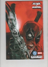 Batman Deadpool #1, Sienkiewicz Hulk #340 Homage Variant, 9.4, 1st Print,2025 comic cover